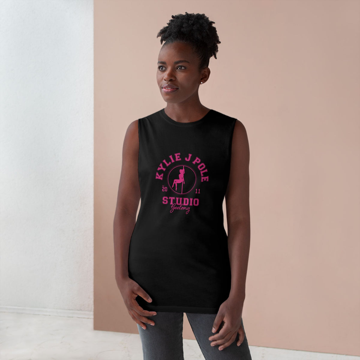 Air Chair All-Pink Collage Tank — The Print Bar