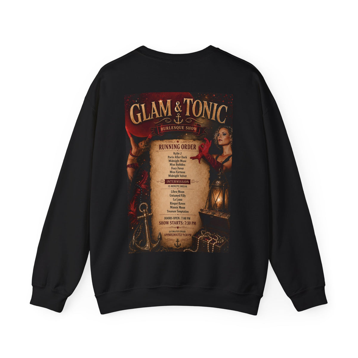 Glam & Tonic Vintage Crewneck Sweatshirt